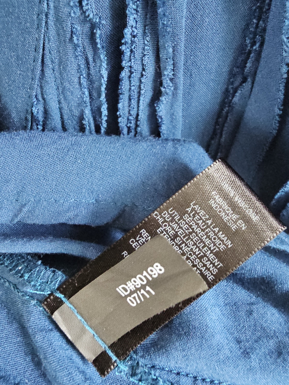 EXPRESS Ruffled Tuxedo Style Shirt - Picture 7 of 7